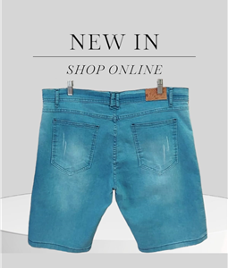 Bermuda Jeans claro masculina