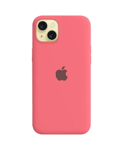 Capa Iphone 15, Silicone Aveludado.