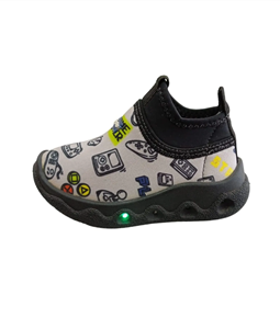 Tenis Bugazoo Led Cinza